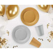Picture of PAPER PLATES GOLD 18CM - 6 PACK